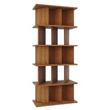 オープンシェルフ パーテーションシェルフ | パーテーションラック 3×5/D35木目