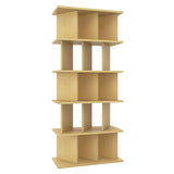 オープンシェルフ パーテーションシェルフ | パーテーションラック 3×5/D35木目