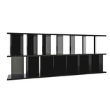 パーテーションラック オープンラック | パーテーションラック 7×2/D30 black