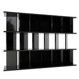 衝立シェルフ パーティション | パーテーションラック 6×3/D35 black