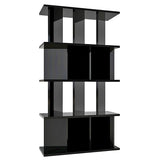 書棚 目隠し | パーテーションラック 3×4/D30 black