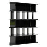 パーテーションラック 自立 | パーテーションラック 5×5/D35 black