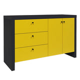 扉付き収納 引き出し | Pocket チェストキャビ 幅110 奥行40 高さ70