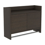 ハンガーラック コートハンガー | Mirai ウォールハンガーラックDX 802560 木目