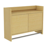 ハンガーラック コートハンガー | Mirai ウォールハンガーラックDX 802560 木目