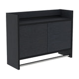 ハンガーラック コートハンガー | Mirai ウォールハンガーラックDX 802560 木目