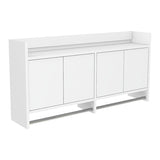 壁掛けハンガーラック ウォールシェルフ | Mirai ウォールハンガーラックDX 1202560 木目