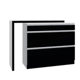 電子レンジ台 キッチンカウンター | RDW-1203/PlusOneL字 black