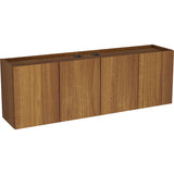 フロート ウォールシェルフ | Mirai Float TV 1200 木目