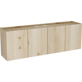 フロート ウォールシェルフ | Mirai Float TV 1200 木目