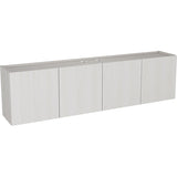 フロートテレビボード ウォールシェルフ | Mirai Float TV 1500 木目