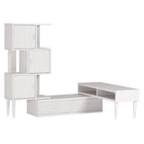 伸縮テレビ台 キャビネット | T-003 T3-altoDX 2点セット