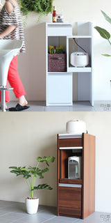 サイズオーダー 伸縮 キッチンラック | R+レンジ 30H