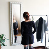 スタンドミラー 全身鏡 ホワイト | F-001 スタンドミラー 3015