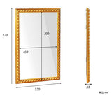 鏡 壁掛け アンティーク | F-005 ウォールミラー 4570