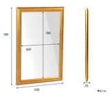 鏡 壁掛け アンティーク | F-007 ウォールミラー 4570