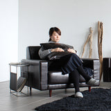 中綿付きおしゃれシンプル クッション 60×60 | オリジナルクッション 60F 合皮