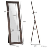 スタンドミラー ダークブラウン | STYLEミラーSM4015