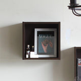 ウォールシェルフ 正方形 | WallBox7 A 単品S 木目