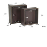 ウォールシェルフ 正方形 | WallBox7 D 木目