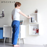 ウォールシェルフ 正方形 | WallBox7 D 木目