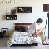 ウォールシェルフ 長方形 セット | WallBox7 E 木目 【SET】