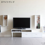 ウォールシェルフ 長方形 セット | WallBox7 E 木目 【SET】