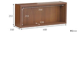 ウォールシェルフ 長方形 | WallBox7 E 単品S 木目