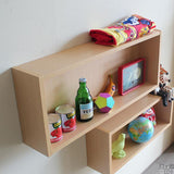 ウォールシェルフ 長方形 | WallBox7 E 単品S 木目