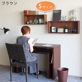 ウォールシェルフ 長方形 | WallBox7 E 単品S 木目