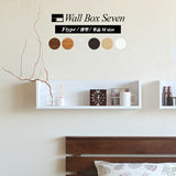 ウォールシェルフ コの字 | WallBox7 F 単品M 木目