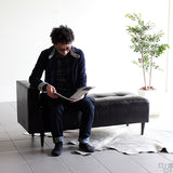 片肘掛け ベンチソファ | Baggy SA 2×5 合皮