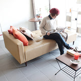 片肘掛け ベンチソファ | Baggy SA 4×7 合皮