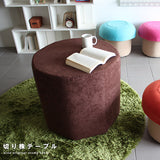 カフェ日本製 切り株テーブル ブラウン | 切リ株テーブル