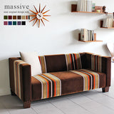 2人掛けソファー ローソファー ソファーベンチ | massive 2P モケット