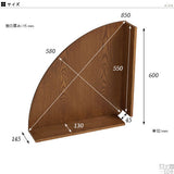 コーナーシェルフ | sector rack 600 (1台)