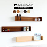 ウォールシェルフ コの字 | wallbox7 F-1200 木目