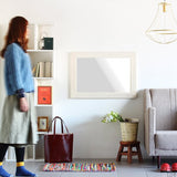 ウォールミラー ホワイト | STYLEミラーWM4570