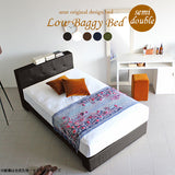 ベッドフレーム セミダブル レザーベッド | LowBaggyBed SD 合皮