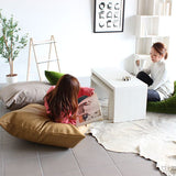 中綿付きおしゃれシンプル クッション 83×83 | メガクッション 合皮