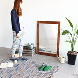 ウォールミラー 木製 ライトブラウン | STYLEミラーWM6090