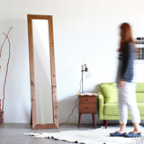 スタンドミラー 木製 ライトブラウン | STYLEミラーSM3018