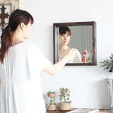 箱型 ウォールミラー ダークブラウン | STYLE hako4242