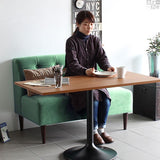 ダイニングソファ | BALD ダークブラウン脚 ソフィア生地