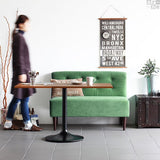 ダイニングソファ | BALD ダークブラウン脚 ソフィア生地