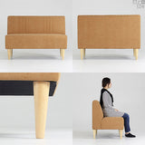 ダイニングソファ | BOLD ナチュラル脚 ソフィア生地