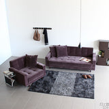 カフェ風の3人掛けソファ | Bacchus W 3P モケット