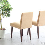 一人暮らし リビング | Joneチェア 張り込みタイプ ダークブラウン脚 ソフィア生地