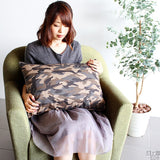 ミリタリー モダン クッション | 中綿付きクッション 43×63 迷彩