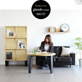 コーヒーテーブル 木製 円卓 | glande -round- 900HT